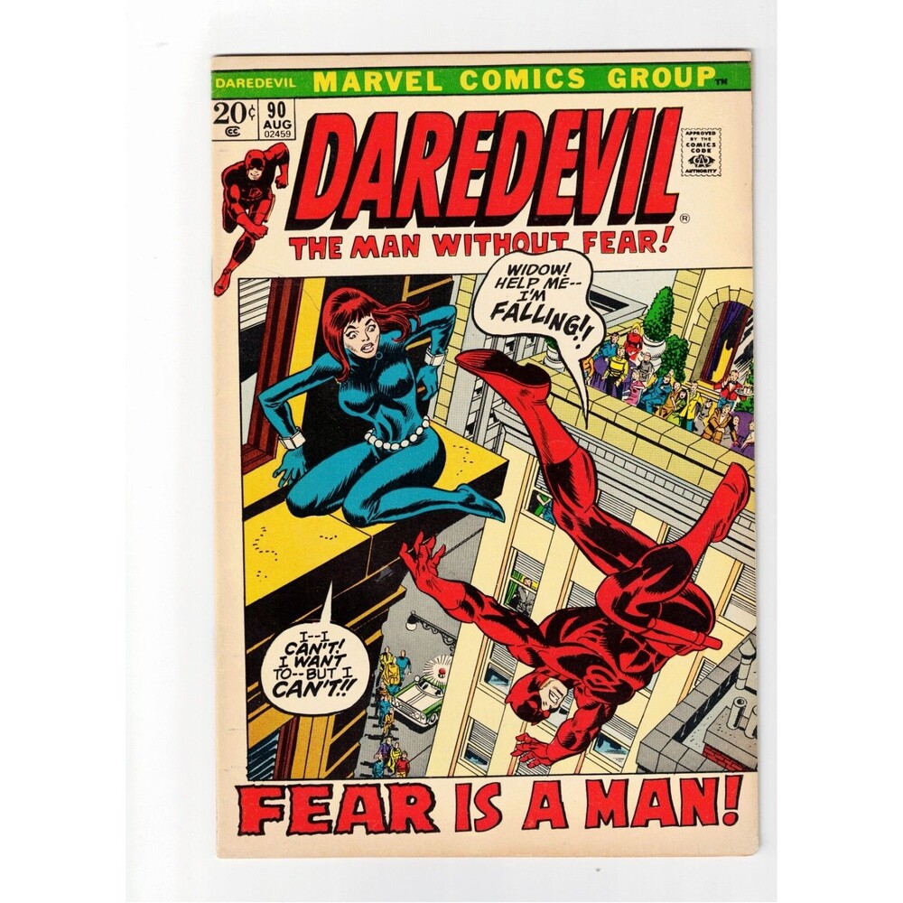 Daredevil, The Man Without Fear #90 1972 Marvel Comics Group comic